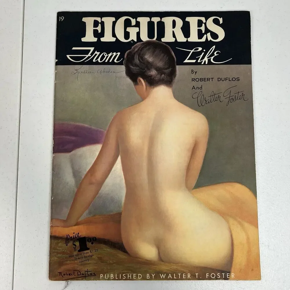 Figures From Life By Robert Duflos‎ And Walter Foster How To Draw Books